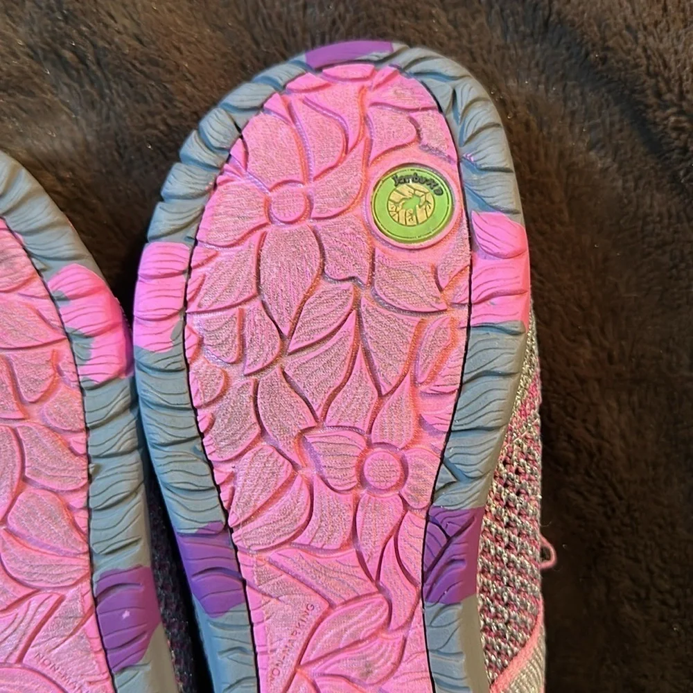 JAMBU KD Sora Pink/ Silver Mary Jane Outdoor/ Water Shoe Sz 5 Big Kid